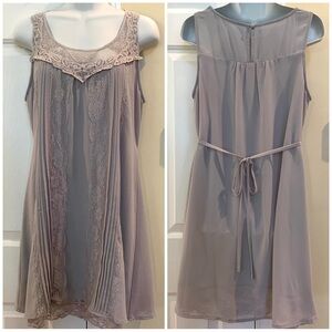 L Chiffon Swing Dress
